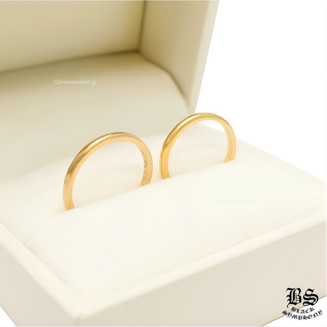 クロムハーツ バブルガムリング ウェディング 22K