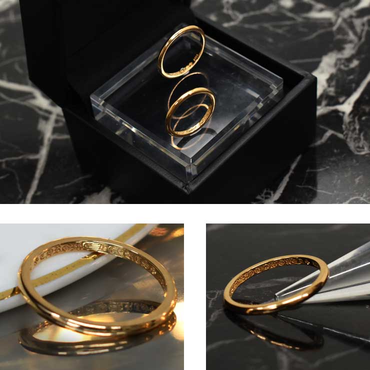 クロムハーツ バブルガムリング ウェディング 22K