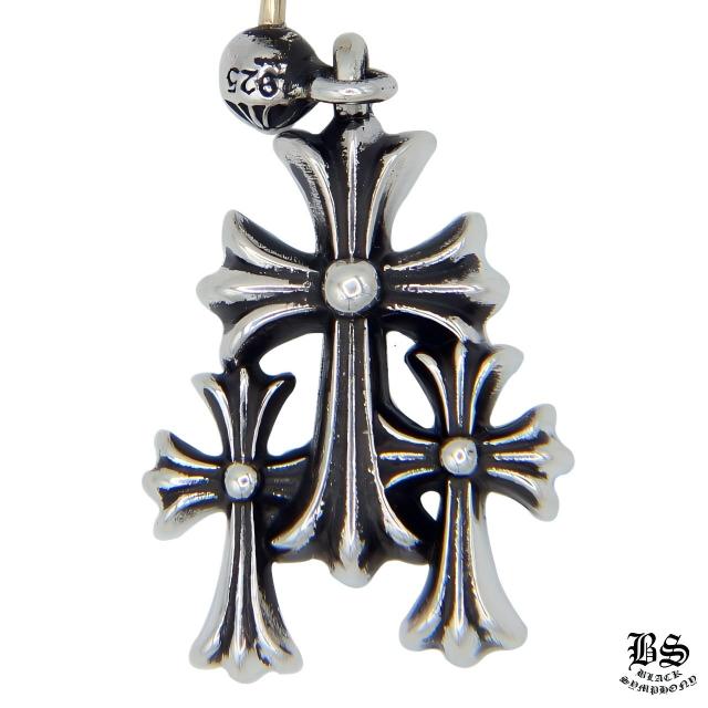 クロムハーツ 3CHクロスドロップイヤリング(ピアス)