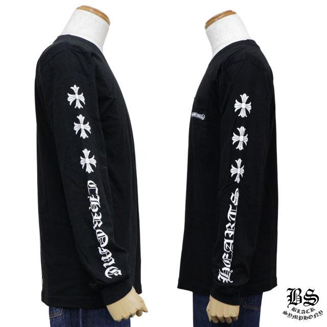 クロムハーツ ロングTシャツ 6CHプラス ブラック