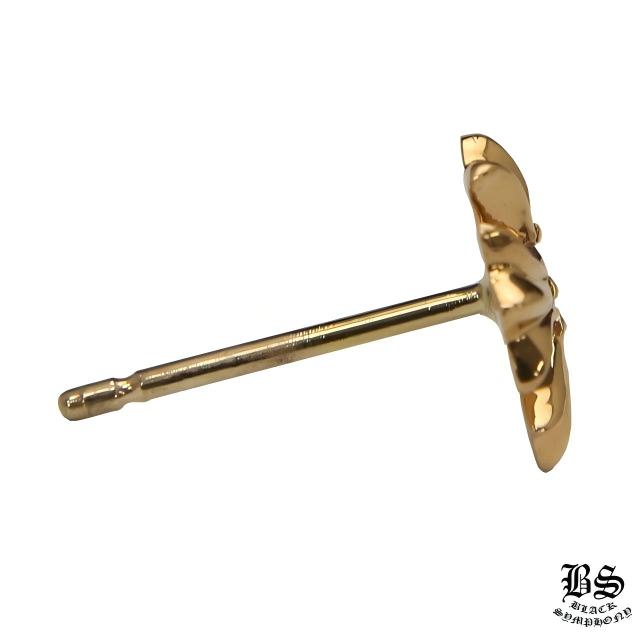 クロムハーツ CHプラススタッドピアス 22Kwithダイヤモンド