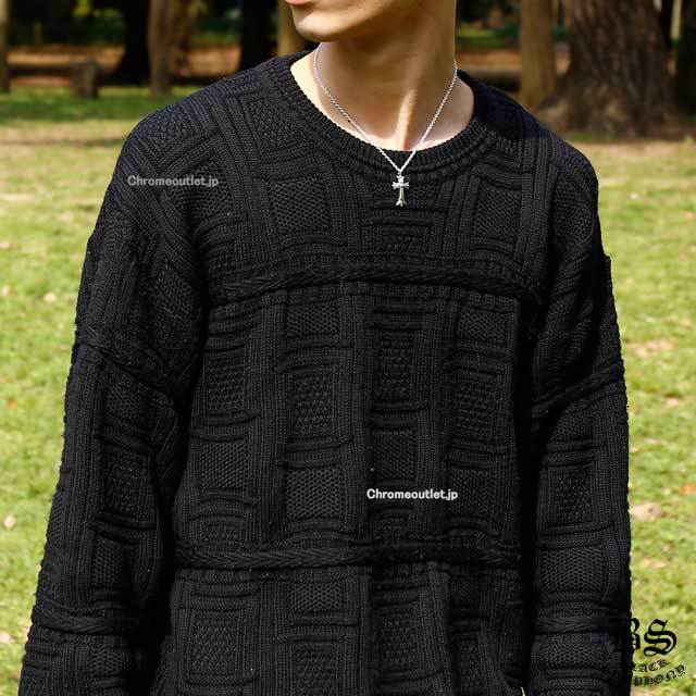 クロムハーツ ダブルCHクロスチャーム ＆ ロールチェーン20インチセット