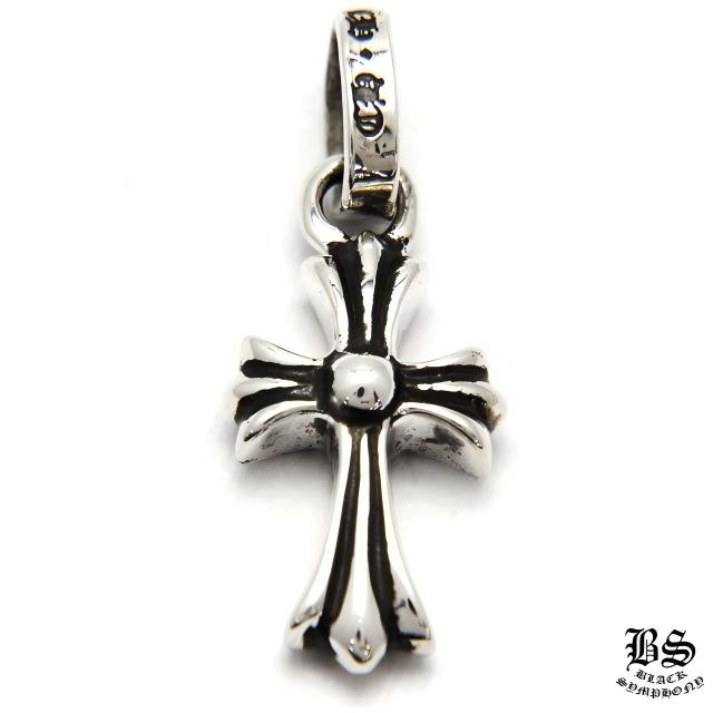 クロムハーツ CHクロスベビーファットチャームwithパヴェブラックダイヤモンド