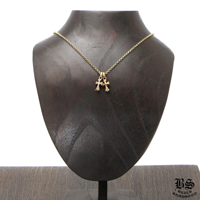 CHROME HEARTS クロムハーツ CHクロスベビーファットチャーム22K＆CH