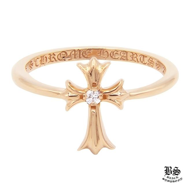 クロムハーツ バブルガムリングCHクロス22K with ダイヤモンド