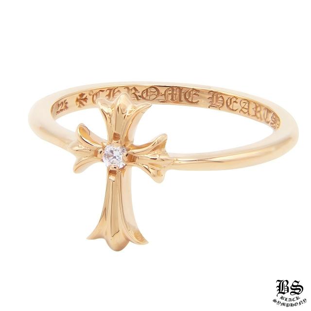CHROME HEARTSバブルガム リング CHクロス 15号 CHROME HEARTS Bubblegum Ring CH Cross 22K with Diamond 22K Gold