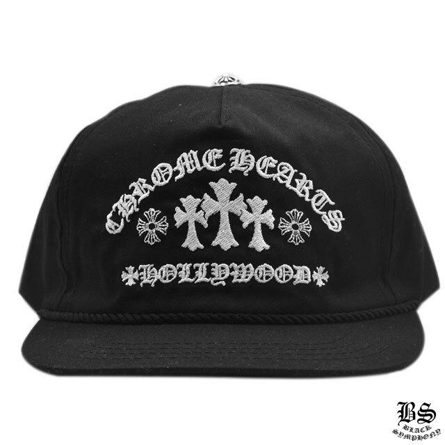 クロムハーツ 5パネル ガスステーション キャップ ブラック