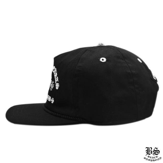 クロムハーツ 5パネル ガスステーション キャップ ブラック