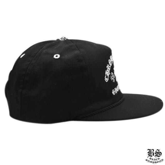 クロムハーツ 5パネル ガスステーション キャップ ブラック