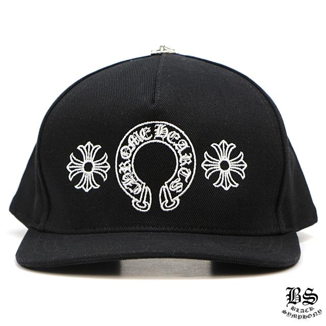 クロムハーツ ベースボールキャップ ホースシュー＆クロス ブラック