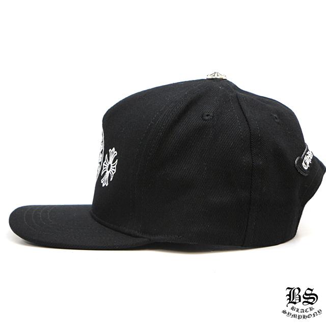 クロムハーツ ベースボールキャップ ホースシュー＆クロス ブラック