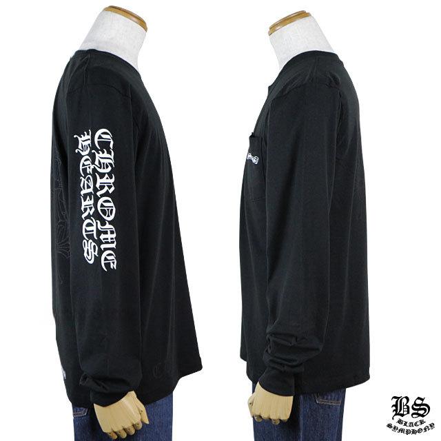 クロムハーツ ロングＴシャツ セメタリークロス ブラック