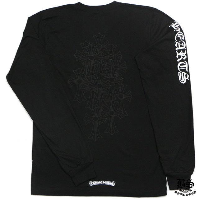 クロムハーツ ロングＴシャツ セメタリークロス ブラック