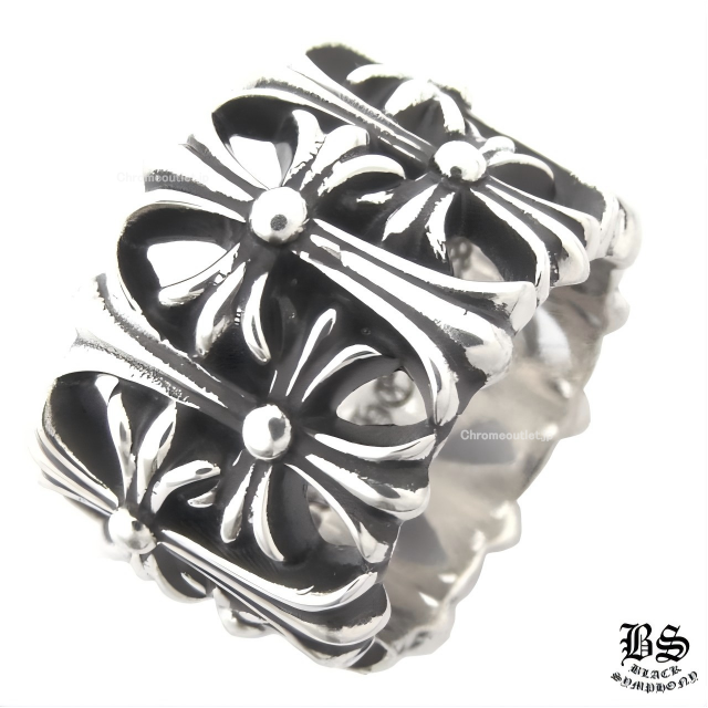 正規品！クロムハーツ CHROME HEARTS セメタリークロスリング CEMETARY
