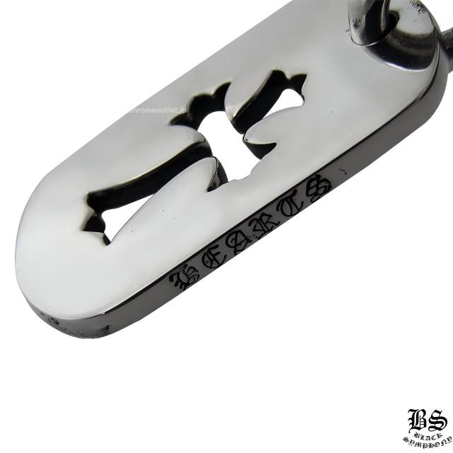 CHROME HEARTS クロムハーツ カットアウトクロスドッグタグ(スモール