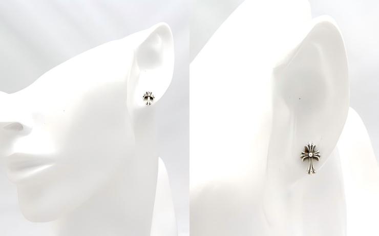 クロムハーツ　ピアス　CHクロスベビーファットスタッド CHROME HEARTS クロムハーツ CHクロスベビーファットスタッド(ピアス