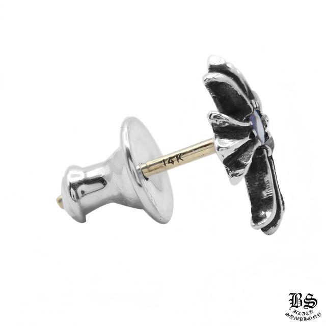 クロムハーツ CHクロススタッドピアス with ブルーサファイア