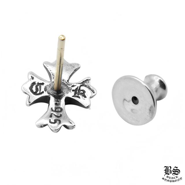 クロムハーツ CHクロススタッドピアス with ブルーサファイア