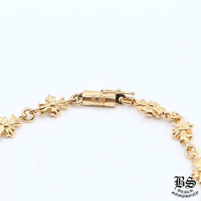 クロムハーツ タイニーE CHプラスブレスレット12リンク 22K