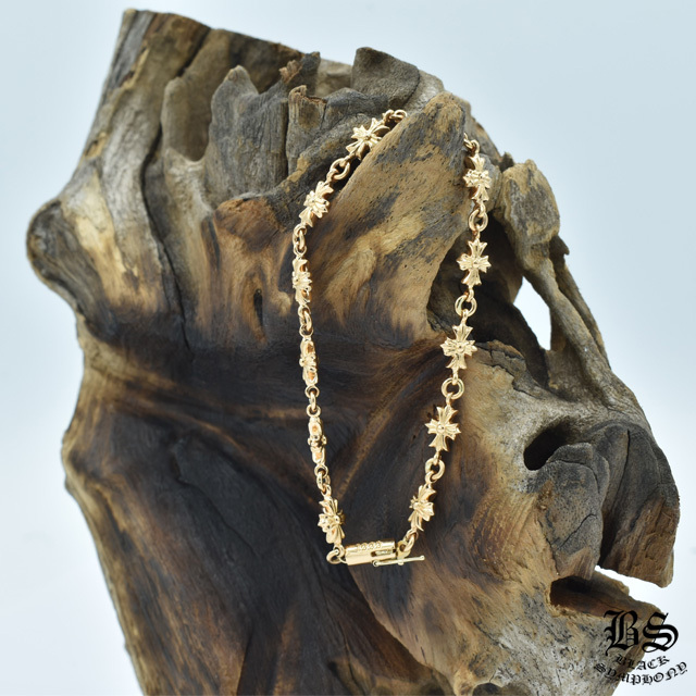 クロムハーツ タイニーE CHプラスブレスレット12リンク 22K