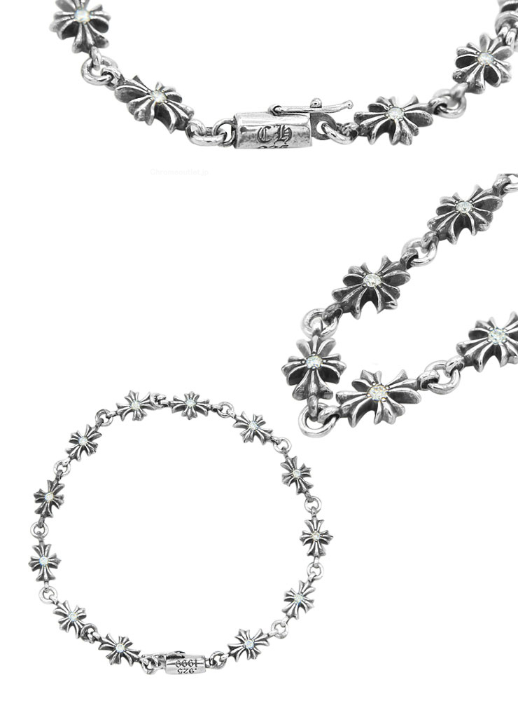 クロムハーツ タイニーE CHプラスブレスレット12リンク