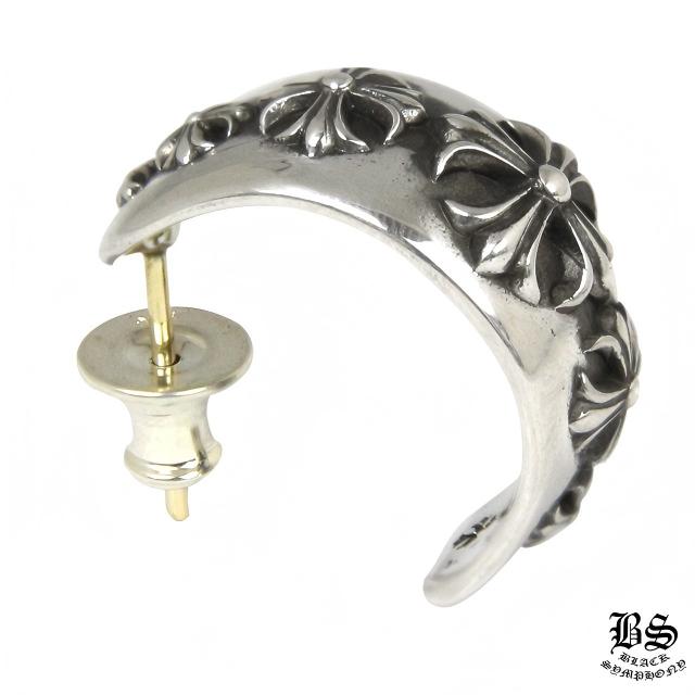 クロムハーツ CHプラス ワイド フープピアス スモール