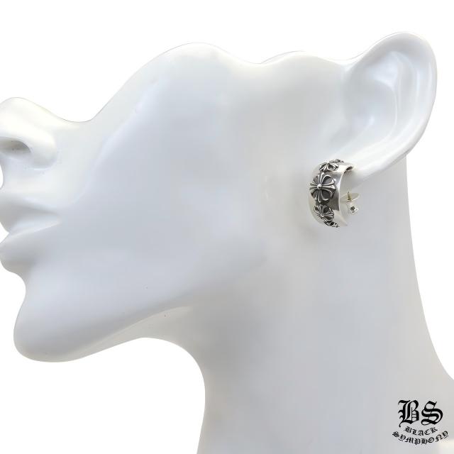 クロムハーツ CHプラス ワイド フープピアス スモール