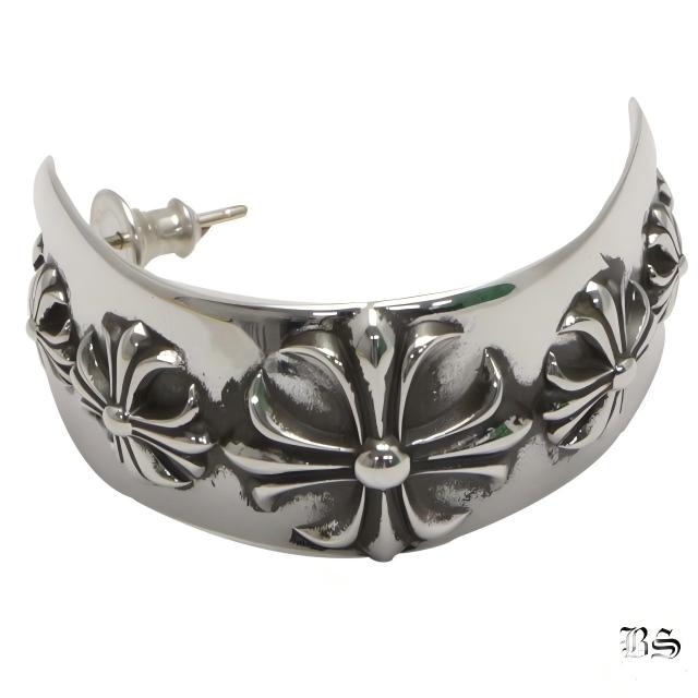 クロムハーツ CHプラス ワイド フープピアス ラージ