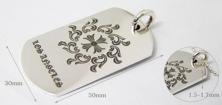CHROME HEARTS Chrome Hearts CH Shine Dog Tag Los Angeles Limited