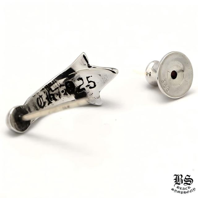 CHROME HEARTS クロムハーツ CHティアドロップイヤリング ピアス｜925