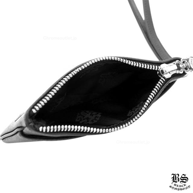 クロムハーツ チェンジパース リストレット 1クロスパッチ タイニー ブラックレザー