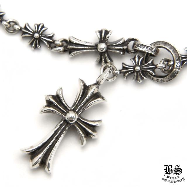 クロムハーツ CHクロス＆ベビーファットチャームwithタイニーE CHプラスチョークチェーンネックレス