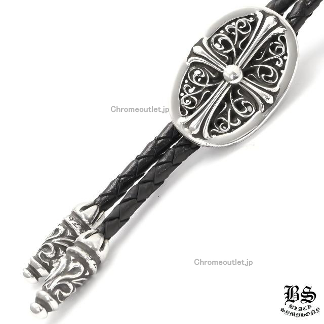 CHROME HEARTS タイニークラシック オーバルクロス ループタイ 925