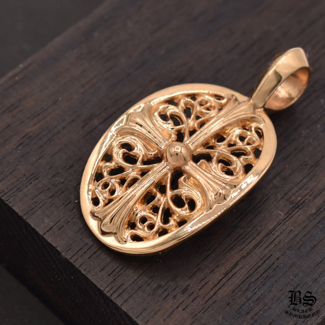 クロムハーツ クラシック オーバルペンダント22K