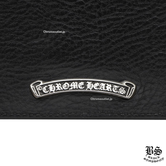 クロムハーツ コインパース #2 1クロスパッチ ブラックレザー