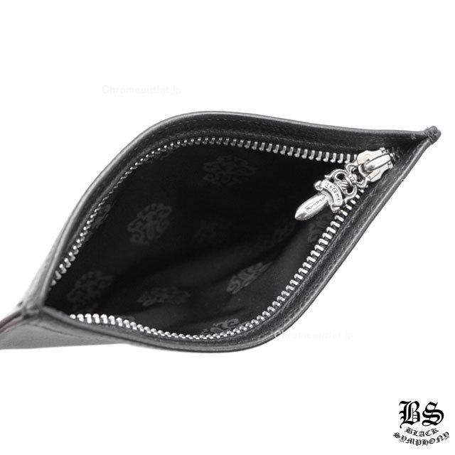 クロムハーツ コインパース #2 1クロスパッチ ブラックレザー