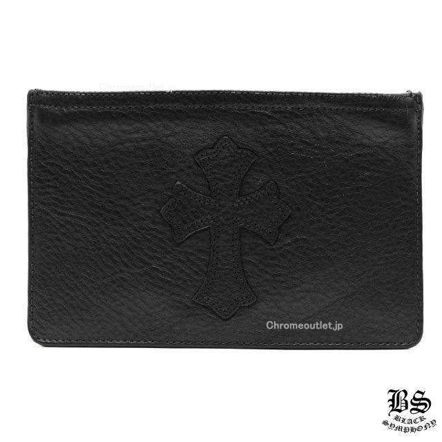 クロムハーツ コインパース #2 1クロスパッチ ブラックレザー