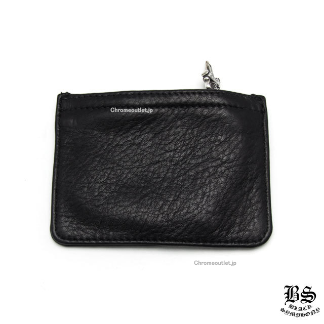 CHROME HEARTS クロムハーツ コインパース 3×4 ブラック ヘビーレザー
