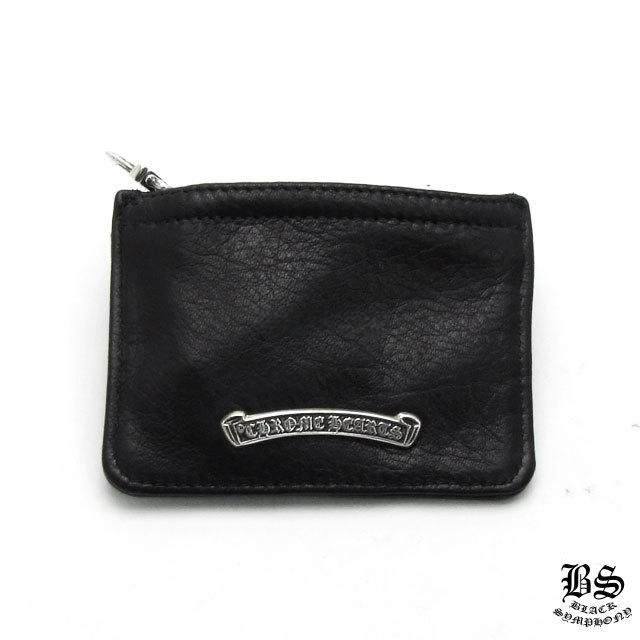 CHROME HEARTS クロムハーツ コインパース 3×4 ブラック ヘビーレザー