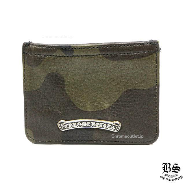 CHROME HEARTS クロムハーツ コインパース 3×4 ブラック ヘビーレザー