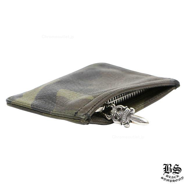CHROME HEARTS クロムハーツ コインパース 3×4 ブラック ヘビーレザー