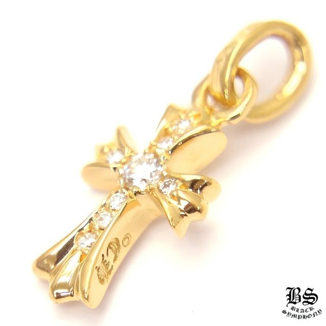 クロムハーツ CHクロスベビーファットチャーム22K withパヴェダイヤモンド