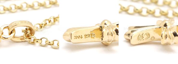 CHROME HEARTS クロムハーツ CHクロスベビーファットチャーム22K