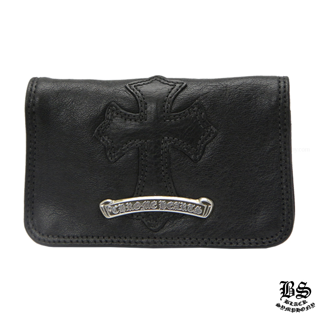 クロムハーツ 1クロスパッチレザーカードケース