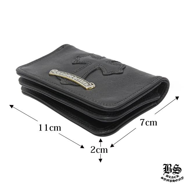 クロムハーツ 1クロスパッチレザーカードケース