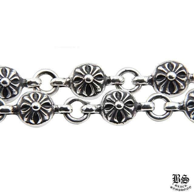 CHROME HEARTS クロムハーツ クロスボールネックレス18インチ(約46cm