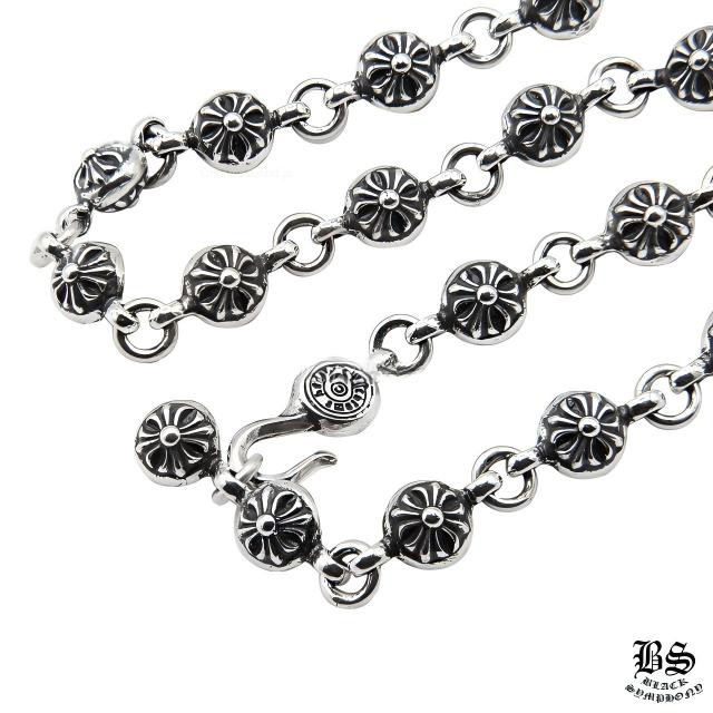 【限定値段】CHROME HEARTS クロスボールネックレス CHROME HEARTS クロムハーツ クロスボールネックレス18インチ(約46cm