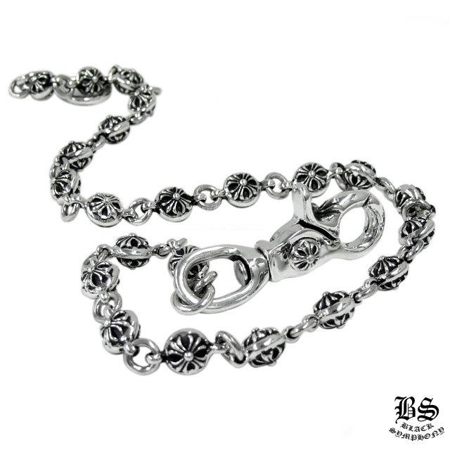 クロムハーツ クロスボール ウォレットチェーン #2 1クリップ ロング