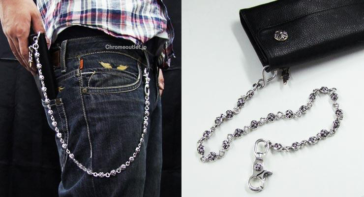 レア　クロムハーツ　クロスボール#2　1クリップ　ウォレット　ロング187g CHROME HEARTS クロムハーツ クロムハーツ クロスボール ウォレット