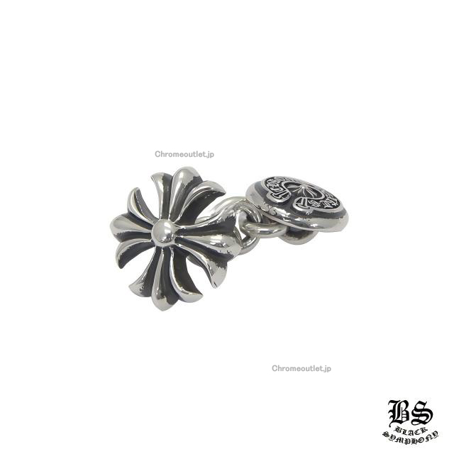 CHROME HEARTS Cufflinks CH Plus 925 Silver — Total Length: 23.5mm